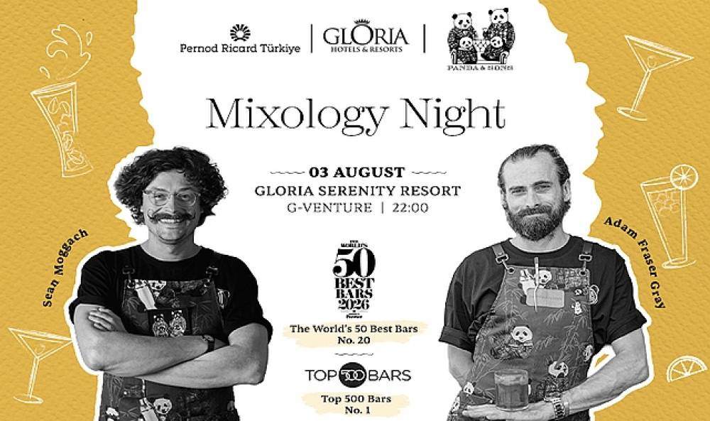 D&uuml;nyanın &Ouml;d&uuml;ll&uuml; Kokteyl Barı Panda & Sons,&nbsp;GloriaSerenity Resort'ta Miksoloji Tutkunlarıyla Buluşuyor