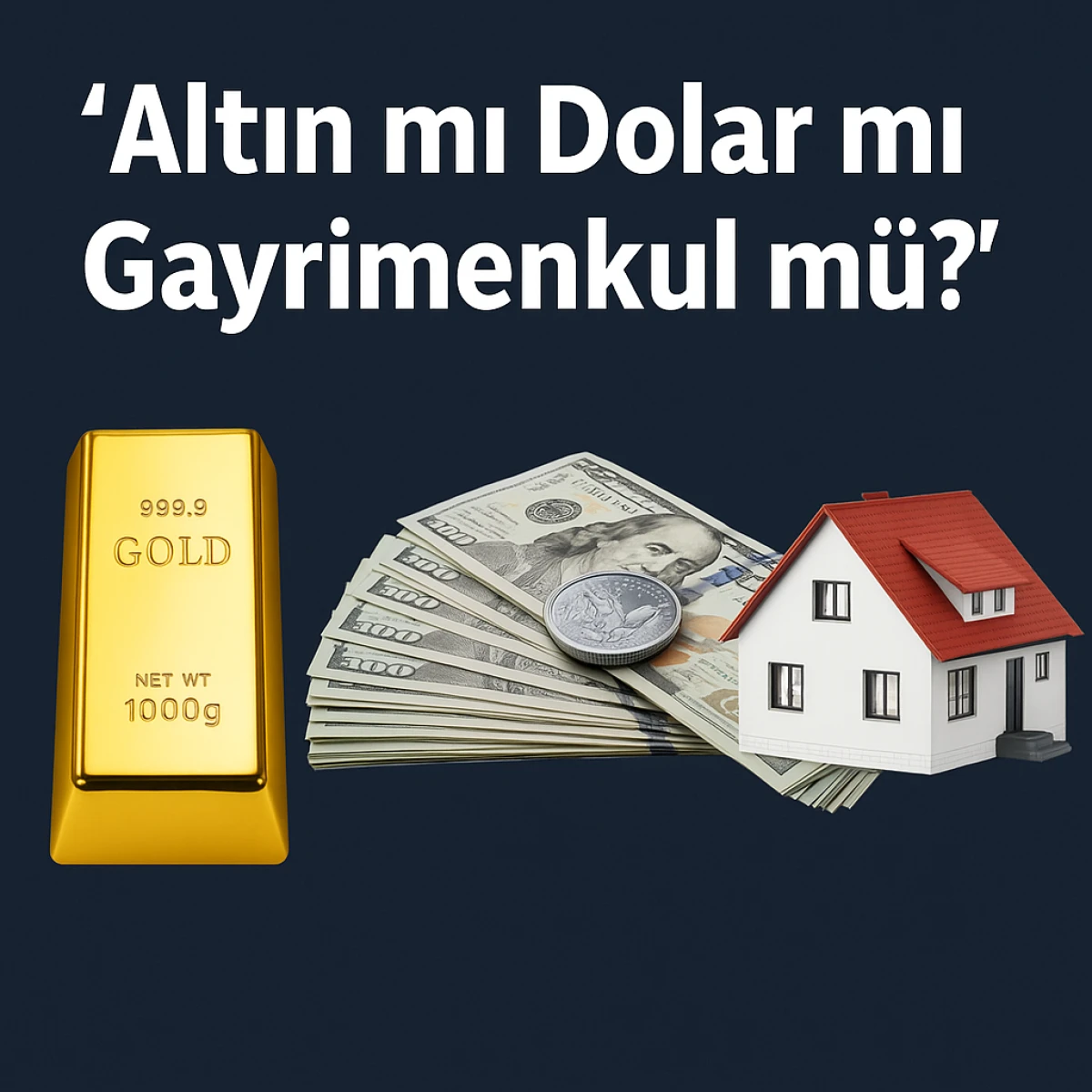 ALTIN MI, DOLAR MI, GAYRİMENKUL MÜ?