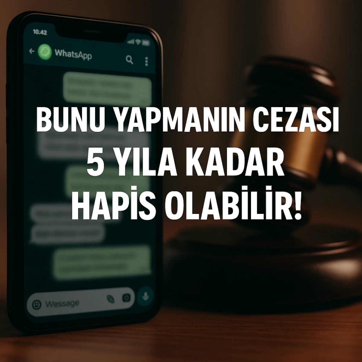 BUNU YAPMANIN CEZASI 5 YILA KADAR HAPİS OLABİLİR!