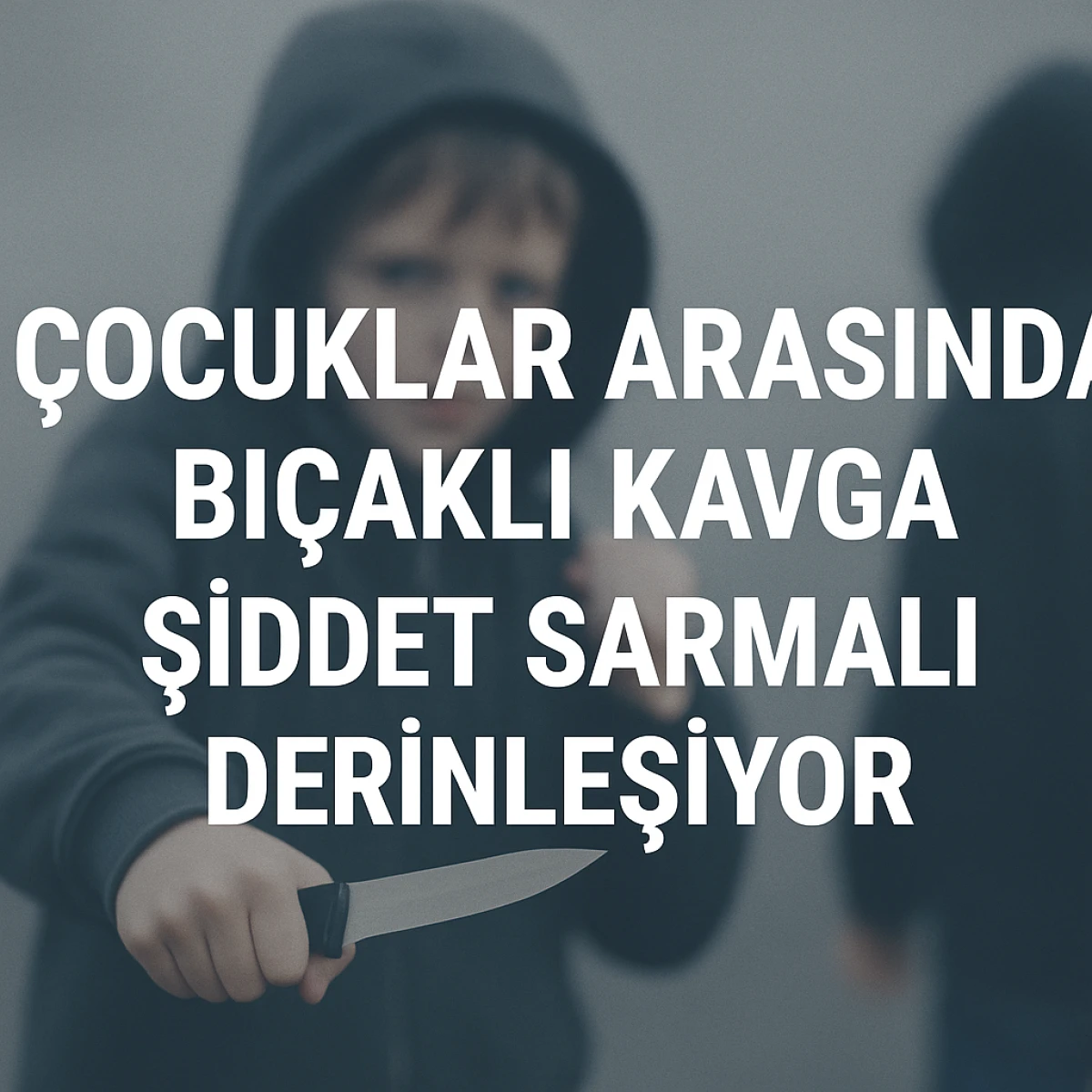 ÇOCUKLAR ARASINDA BIÇAKLI KAVGA: ŞİDDET SARMALI DERİNLEŞİYOR
