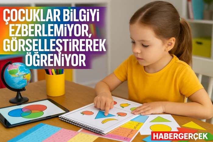 Çocuklar Bilgiyi Ezberlemiyor, Görselleştirerek Öğreniyor