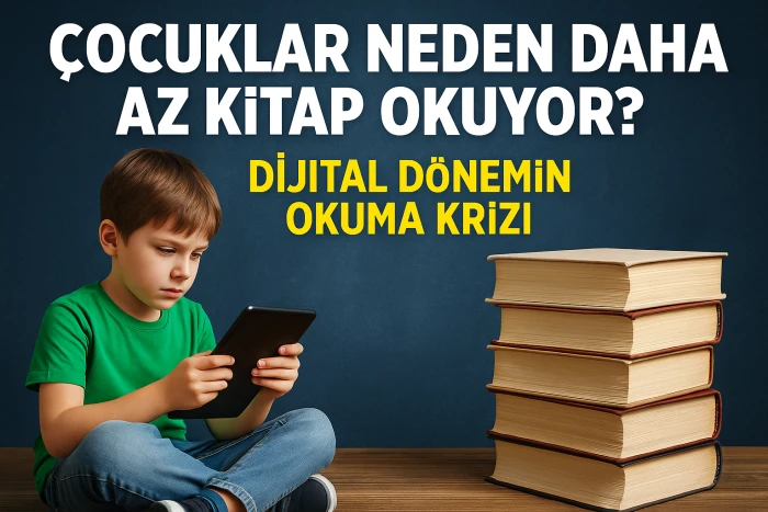 ÇOCUKLAR NEDEN DAHA AZ KİTAP OKUYOR? DİJİTAL DÖNEMİN OKUMA KRİZİ