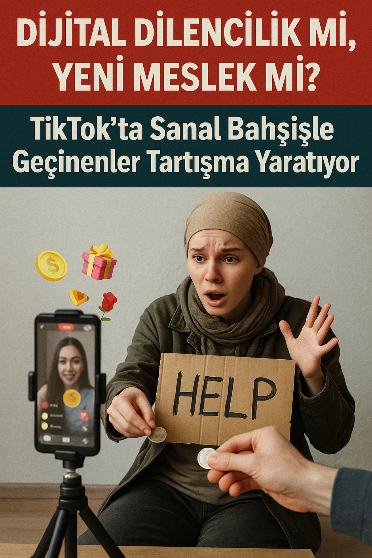 Dijital Dilencilik Mi, Yeni Meslek Mi? TikTok'ta Sanal Bahşişle Geçinenler Tartışma Yaratıyor