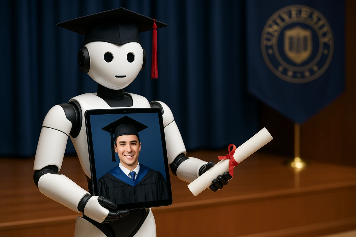 Diplomayı Robot Verdi: Yapay Zekâ Mezuniyet Törenlerinde!