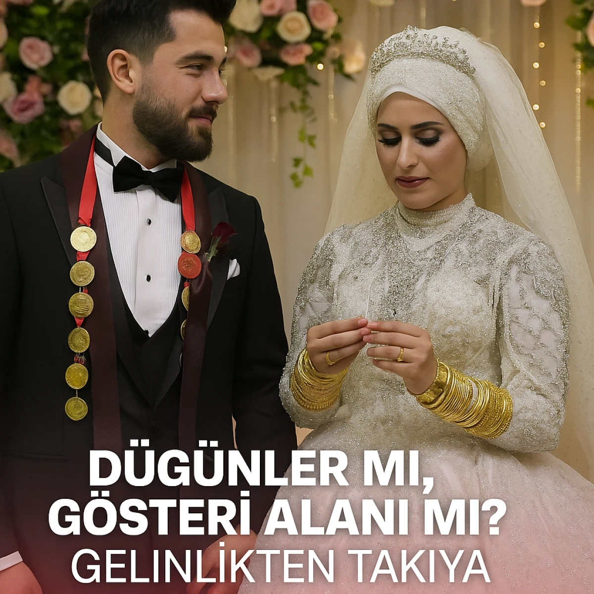 DÜĞÜNLER Mİ, GÖSTERİ ALANI MI? GELİNLİKTEN TAKIYA ‘ABARTI’ TARTIŞMASI