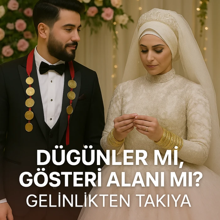 DÜĞÜNLER Mİ, GÖSTERİ ALANI MI? GELİNLİKTEN TAKIYA ‘ABARTI’ TARTIŞMASI