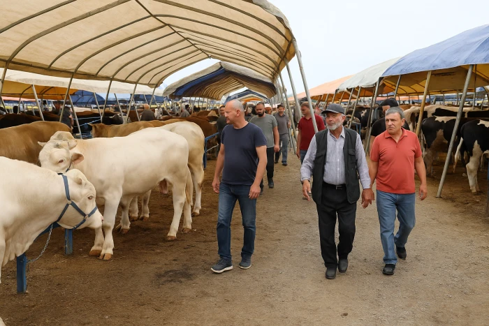 İZMİT’TE KURBANLIK SATIŞLARINDA YOĞUN İLGİ: MODERN HAYVAN PAZARI NEREDEYSE TÜKENDİ