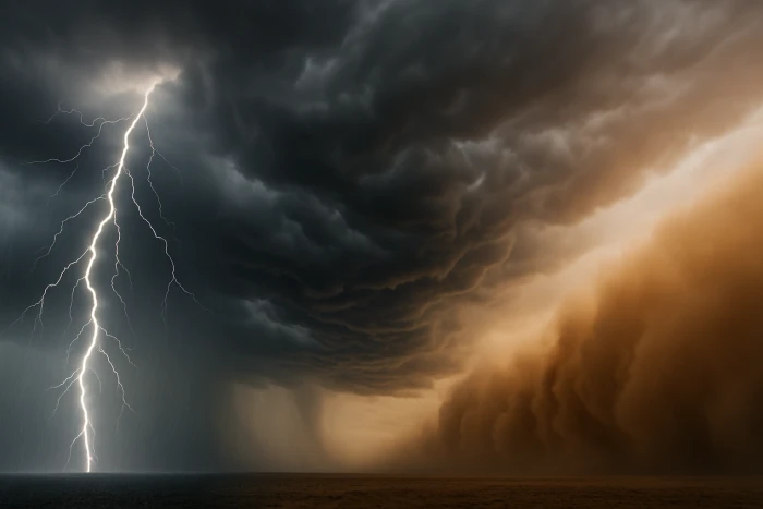 Meteorolojiden Kuvvetli Yağış, Fırtına ve Toz Taşınımı Uyarısı!