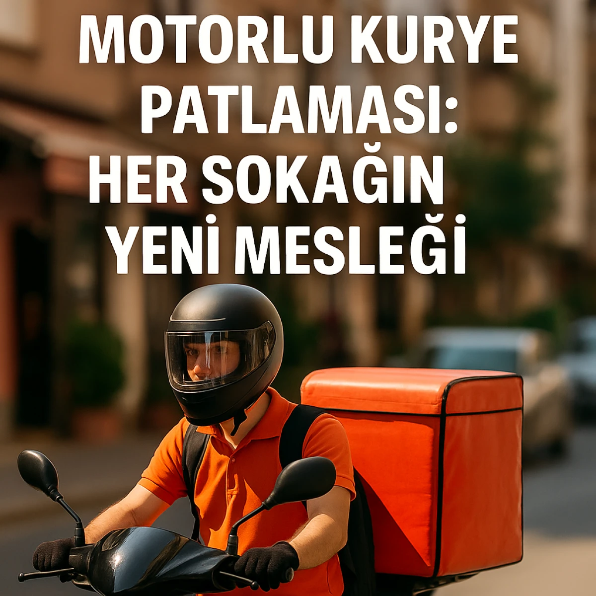 MOTORLU KURYE PATLAMASI: HER SOKAĞIN YENİ MESLEĞİ