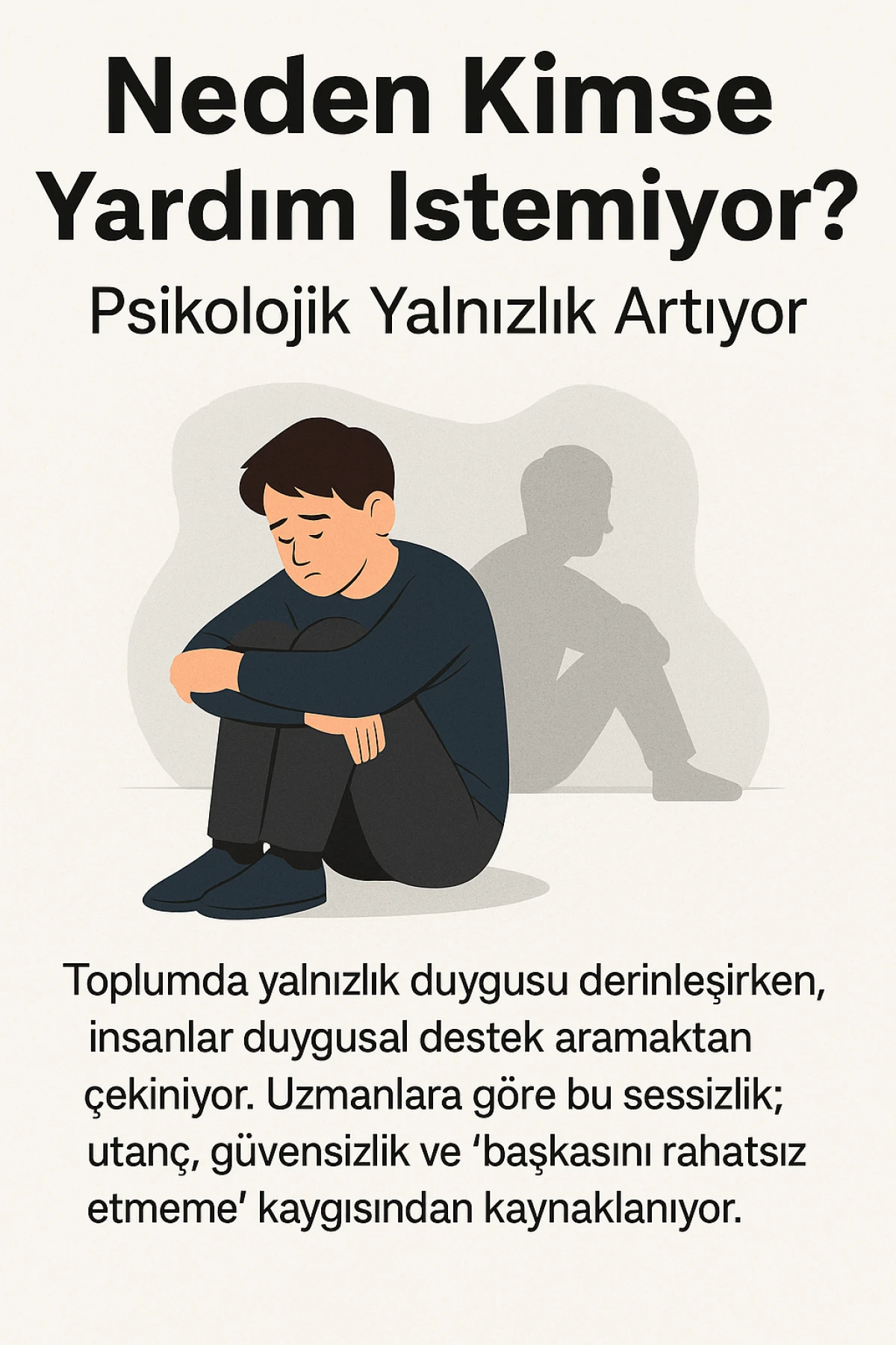 Neden Kimse Yardım İstemiyor? Psikolojik Yalnızlık Artıyor