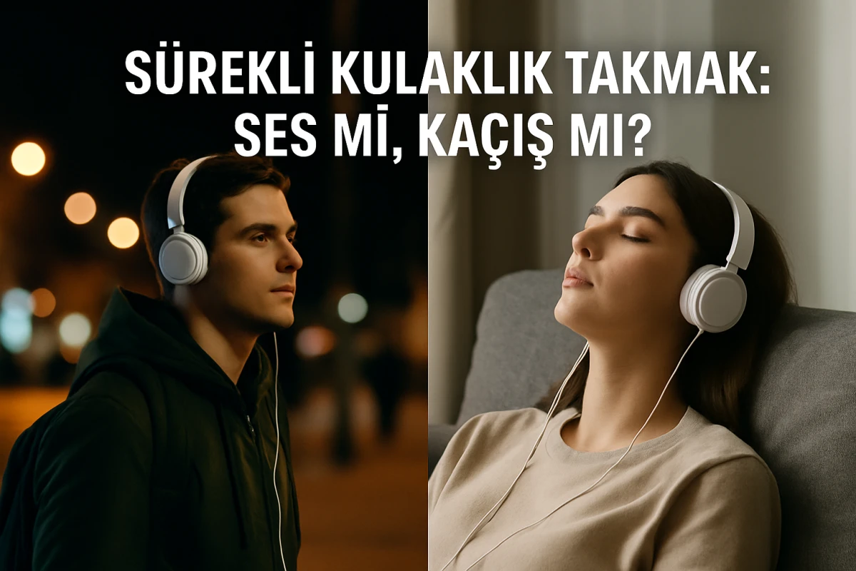 SÜREKLİ KULAKLIK TAKMAK: SES Mİ, KAÇIŞ MI?