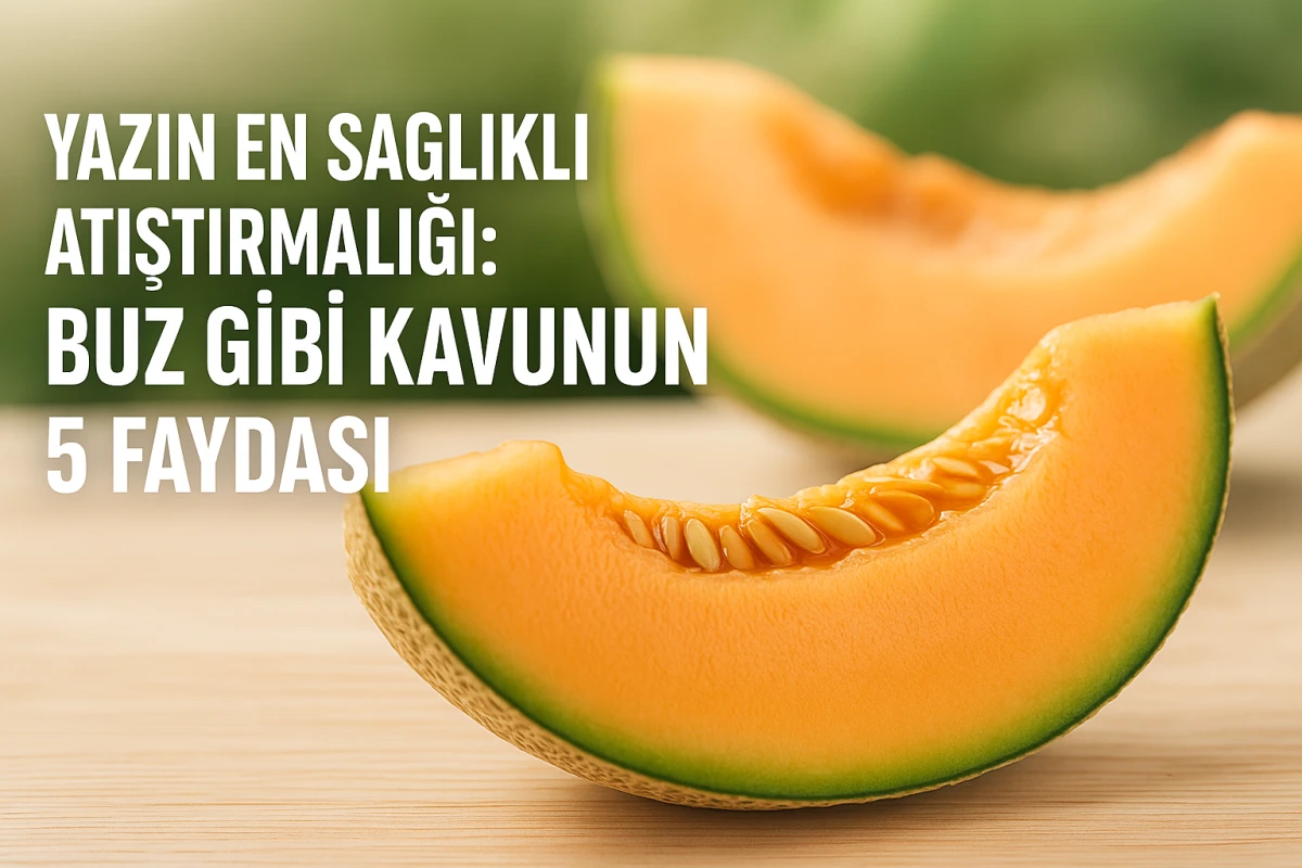 YAZIN EN SAĞLIKLI ATIŞTIRMALIĞI: BUZ GİBİ KAVUNUN 5 FAYDASI
